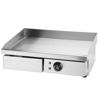 Grill eléctrico comercial de acero inoxidable con placas de gofres intercambiables