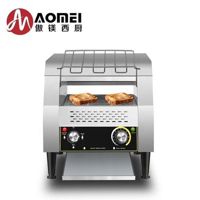 300-350 pcs/hora Producción de pan Tostadora de transporte eléctrico comercial