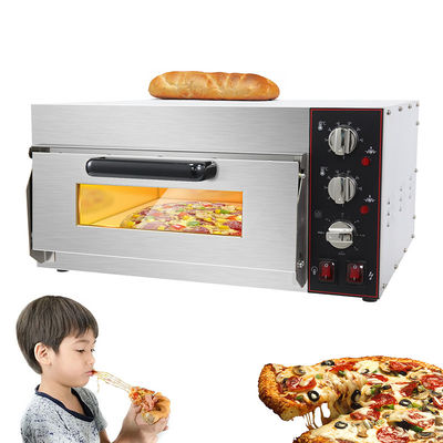 Horno eléctrico para hornear pan pizza torta cocina con piedra de pizza y temporizador 585x480x300mm