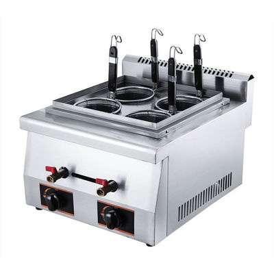 Cocina comercial de pasta eléctrica de plata para el restaurante del hotel en Silver
