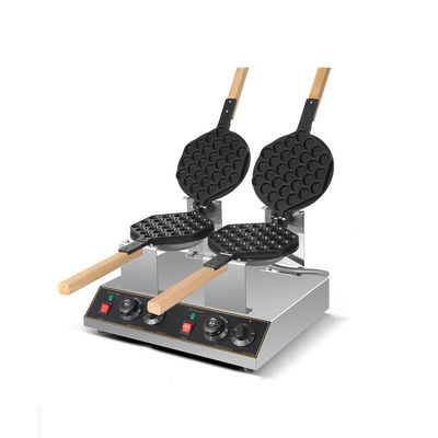 Acero inoxidable pastel comercial máquina de waffle belga para y fácil operación