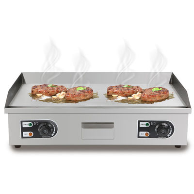 Grill eléctrico de acero inoxidable Grill comercial de sartén para el rango de temperatura 50-300C