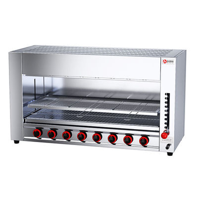 Máquina Salamandra de gas de acero inoxidable con tamaño interno de 890*320*380mm