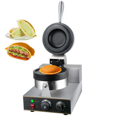 Sándwich de Waffle de hielo avanzado Panini Prensa fabricante de helado fabricante de hamburguesas OVNI para comercial