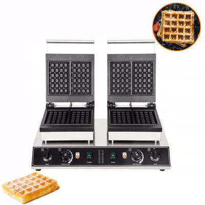 Máquina para hornear waffles belga con 4KW de potencia y fabricación rápida de waffles
