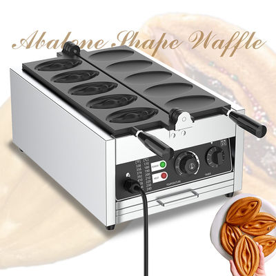 Equipo de bocadillos antiadherentes Vagina eléctrica Waffle Maker 375 * 630 * 250mm para el comercio