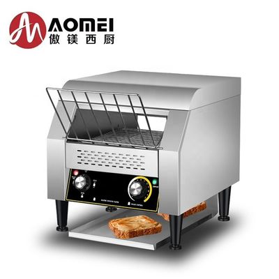 300-350 pcs/hora Producción de pan Tostadora de transporte eléctrico comercial