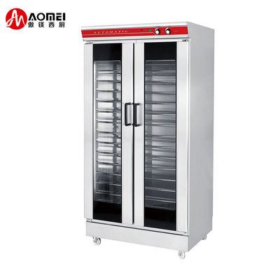 60 kg/h 16 32 bandejas Prueba de masa de frutas Tanque de fermentación de vapor para equipos de panadería