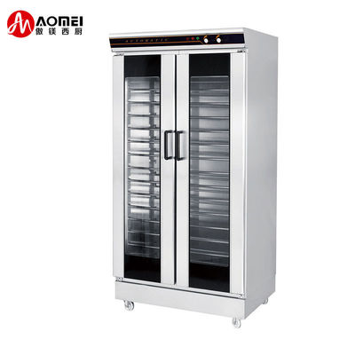 Tanque eléctrico de fermentación de masa con construcción de acero inoxidable y potencia de 1,4 kW