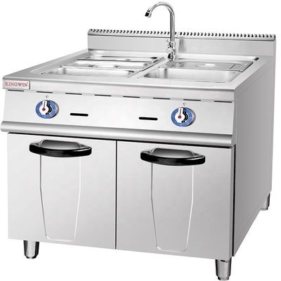 NO Equipo de cocina de baño caliente de gas Marie con temperatura regulable de cubierta