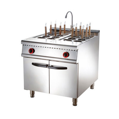 Maquina de cocinar con fideos de acero inoxidable con cocinadora de fideos de gas de 22W