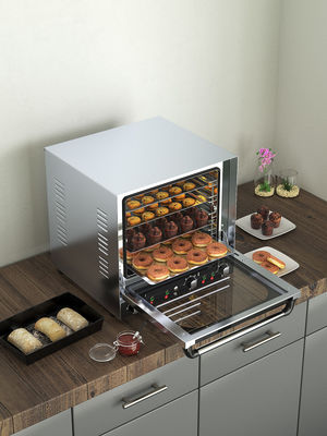 Horno de convección eléctrica de vapor ajustable 690x635x500mm para uso comercial