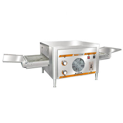 1500x600x430 mm transportador de acero inoxidable horno de horneado para limpieza fácil y pizza