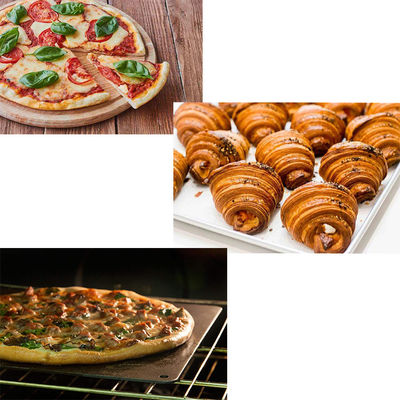 Horno de pizza con transporte eléctrico comercial con funciones múltiples
