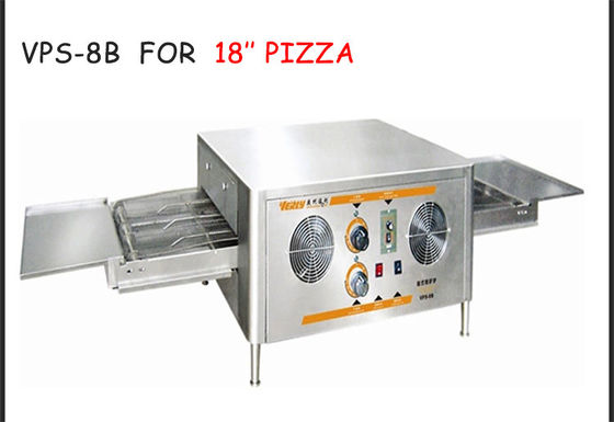 Horno de pizza con transporte eléctrico comercial con funciones múltiples