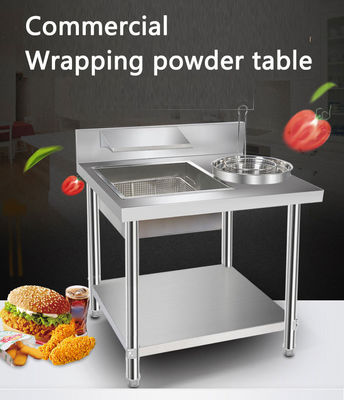800/1000x700x800mm Mesa de cocina comercial para el empaquetado rápido y sin problemas