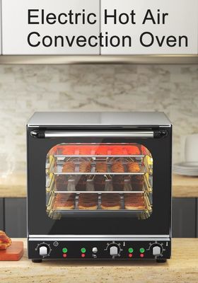 Horno de convección de vapor eléctrico de control de temperatura preciso para hornear galletas de pan