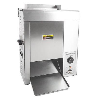 Tostadora eléctrica de cinta transportadora de 1600W para pan de hamburguesa en la industria alimentaria comercial