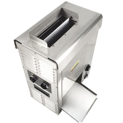 Tostadora eléctrica de cinta transportadora de 1600W para pan de hamburguesa en la industria alimentaria comercial