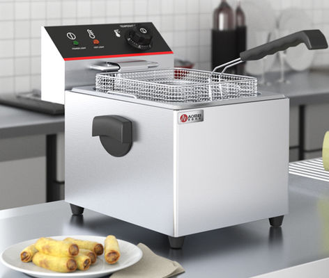 NO Frito eléctrico de moho privado para el pescado comercial Frito de patatas y plátanos