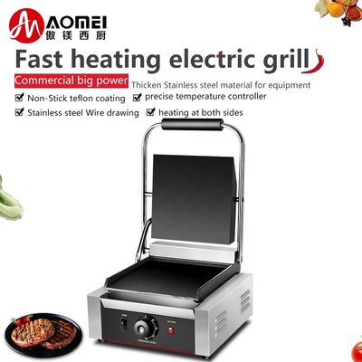 Grill eléctrico para pan Panini con placas de sandwich intercambiables