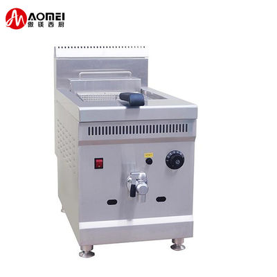 Comerciantes eléctricos de 18L con tanques dobles y freidoras de chispas con válvula de escape de aceite