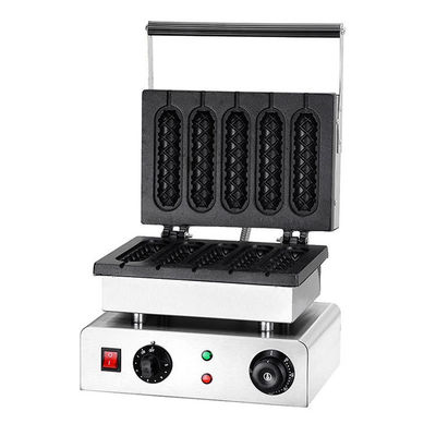 5 Crepe Stick Waffle Maker para el comercio 10kg Peso bruto 300x270x230mm Tamaño del producto