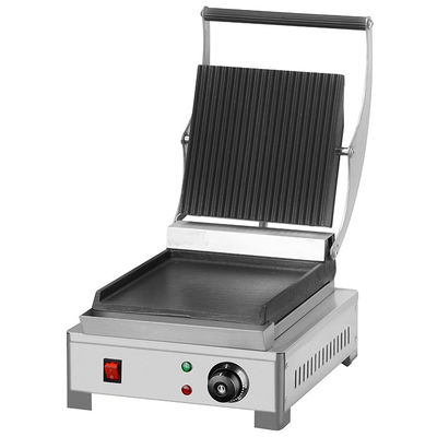 Grill eléctrico de contacto con ranuras de 220V con presión de peso bruto de 14 kg Tecnología avanzada