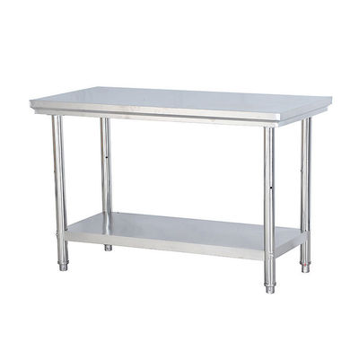1.2/1.5/1.8/2.0M Mesa de trabajo de acero inoxidable de longitud para equipos de hoteles y restaurantes