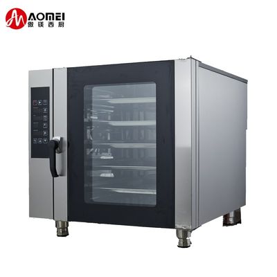 Horno de convección de aire caliente de 738x850x620 mm 5 capas con función de vapor