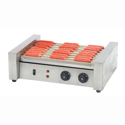 550x250x180mm Certificado comercial avanzado CE Grill de perritos calientes de 5 rodillos