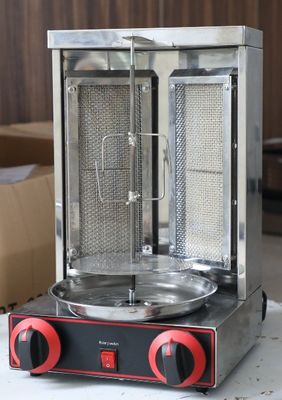 Restaurante máquina tostadora Shawarma 35 KG para agua de la boca Kebab Grilling