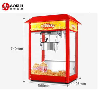 Máquina de fabricación de palomitas de maíz de acero inoxidable para la producción de bocadillos de palomitas de maíz