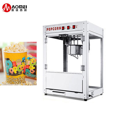 Máquina de palomitas de maíz portátil de acero inoxidable aprobada por CE para la producción de bocadillos de palomitas de maíz de 10 kg