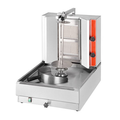 Máquina de parrilla de Doner Kebab de acero inoxidable de tensión de gas para tostadoras de restaurante Shawarma