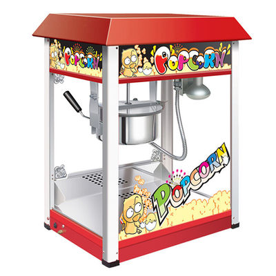 Función de control del interruptor Máquina de palomitas de maíz de acero inoxidable para la fabricación comercial de palomitas de maíz
