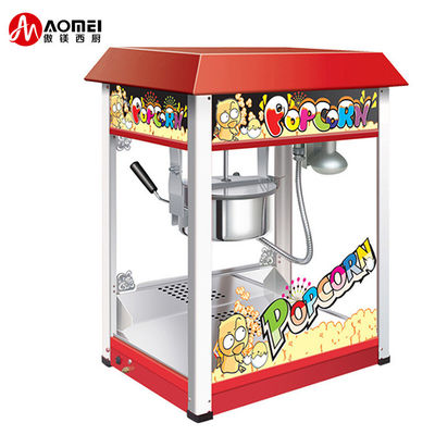 Fabricante de palomitas de maíz de acero inoxidable rojo EB-06 multifuncional para comerciales y características