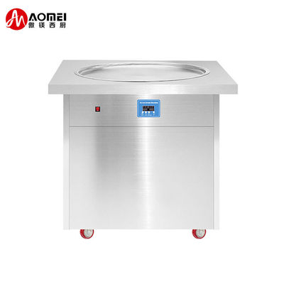 Máquina de rollo de helados fritos de doble plato para la industria de bocadillos