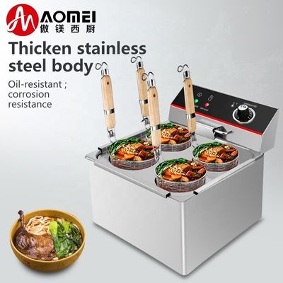 Proba de control de temperatura exacta Cocina eléctrica de pasta comercial para cocina 3.5kW