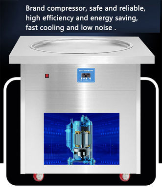 Máquina para paneles de helados fritos con control de temperatura para la industria de bocadillos