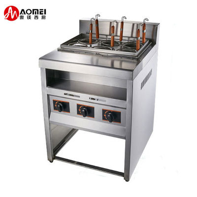 Cocina de pasta de gas de acero inoxidable para necesidades de cocción de gran volumen en cocinas comerciales