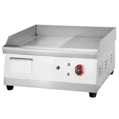 2Grill de contacto eléctrico de 0,5 kW para acero inoxidable
