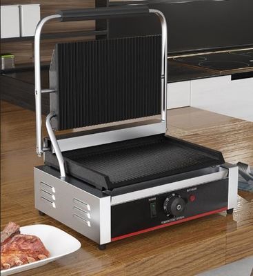 Grill de contacto eléctrico profesional de 2200W Sandwich Press Panini Grill 811E