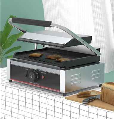 Grill de contacto eléctrico profesional de 2200W Sandwich Press Panini Grill 811E