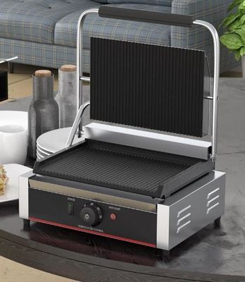 Grill de contacto eléctrico profesional de 2200W Sandwich Press Panini Grill 811E