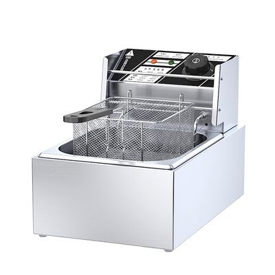 Frigorífico eléctrico profesional 1 tanque 1 cesta 220V/110V Voltado para uso comercial