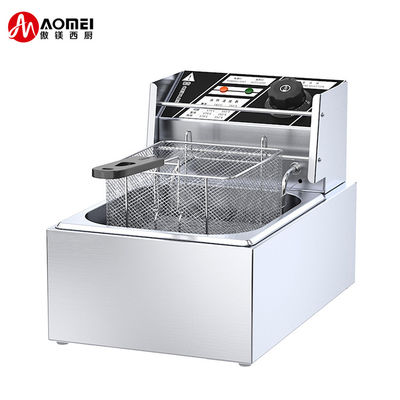 Frigorífico eléctrico profesional 1 tanque 1 cesta 220V/110V Voltado para uso comercial