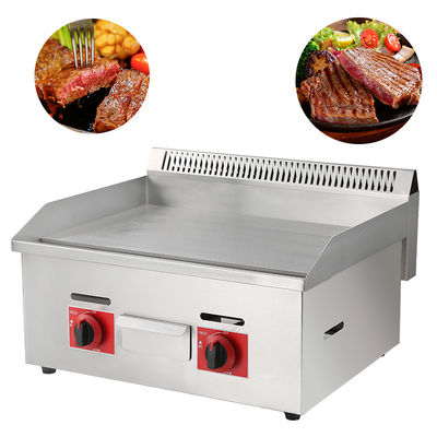 Grill de gas de hotel industrial de color blanco plateado serie 720 para equipos de cocina comercial