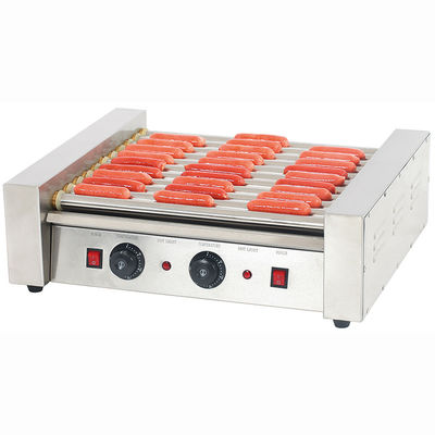 Potencia eléctrica Certificado CE THD-11 11 rodillos Hot Dog Roller Grill Maquina de asado de salchichas