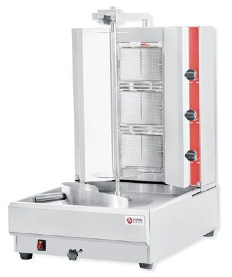 Tienda de alimentos Equipo de cocina Comercial horneado Kebab máquina de Shawarma Doner Pollo Shawarma parrilla